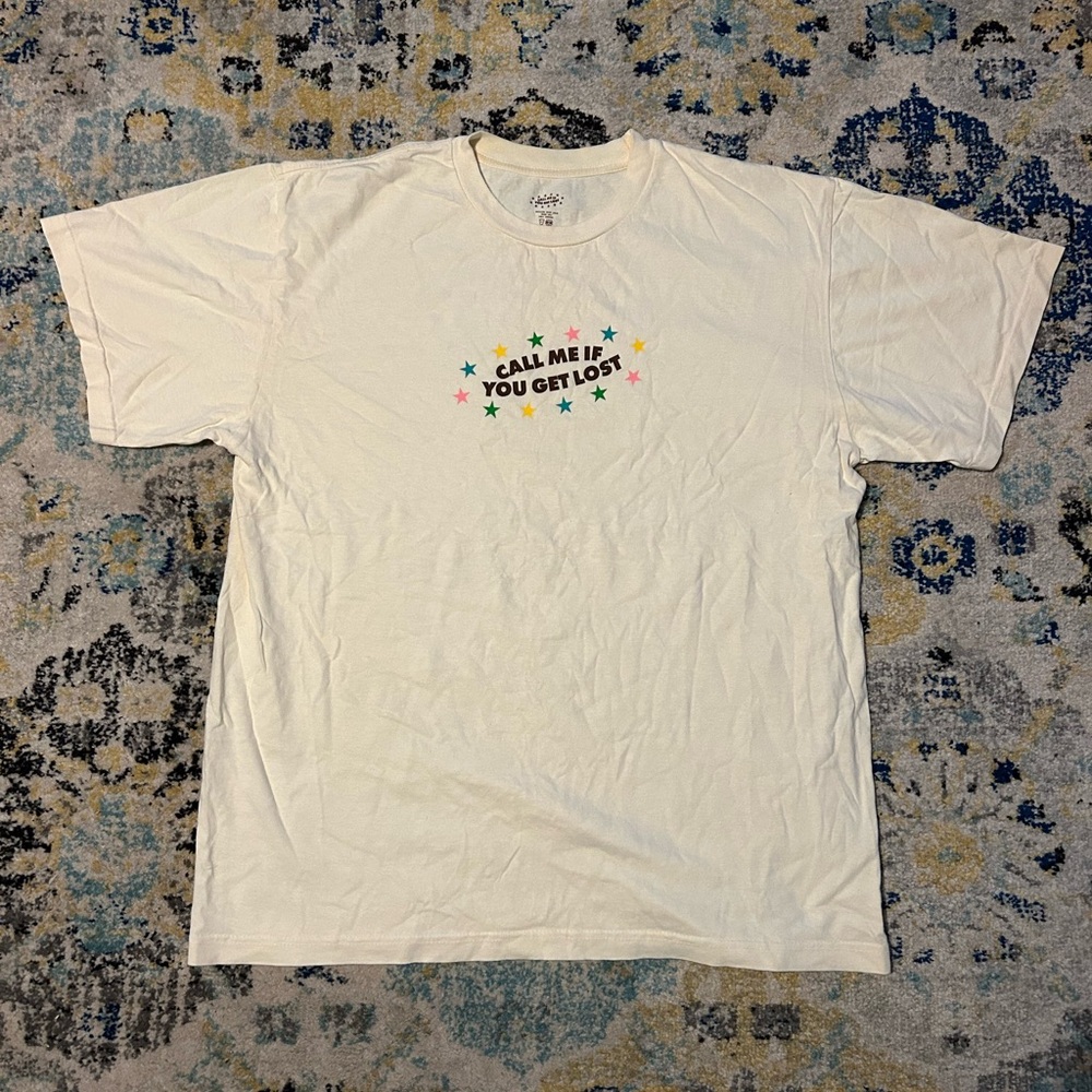 Tyler the creator golf wang call me if you get lost cream t shirt